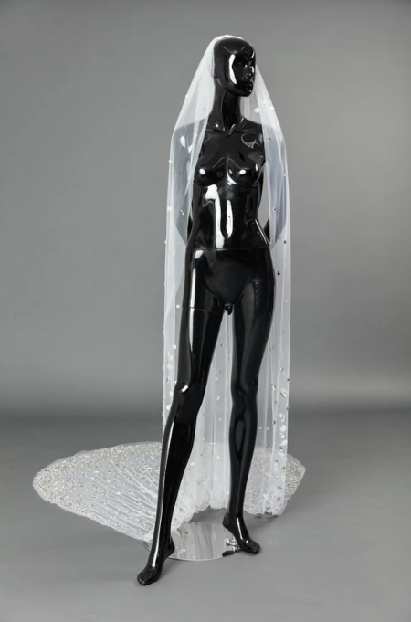 Perfect Swarovski Crystal Veil
