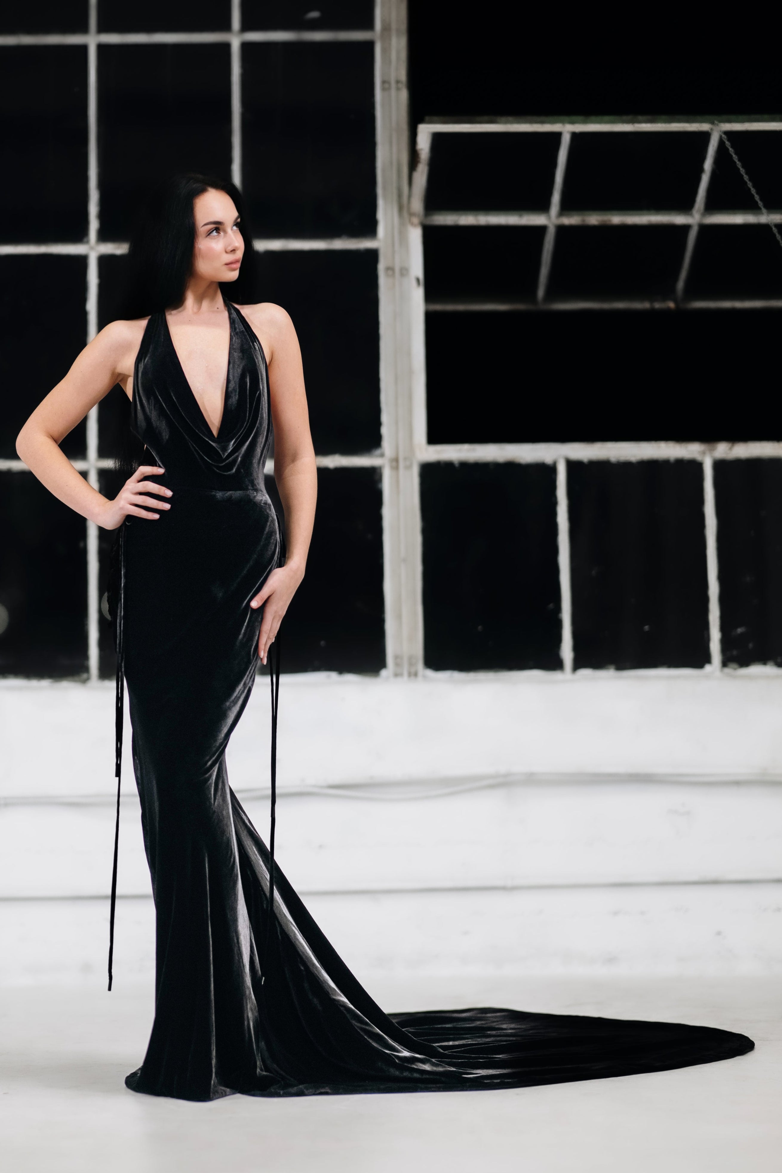 Ameri　MILA VELOUR CUT DRESS ◇ AMERI MILA VELOUR CUT DRESS ◇